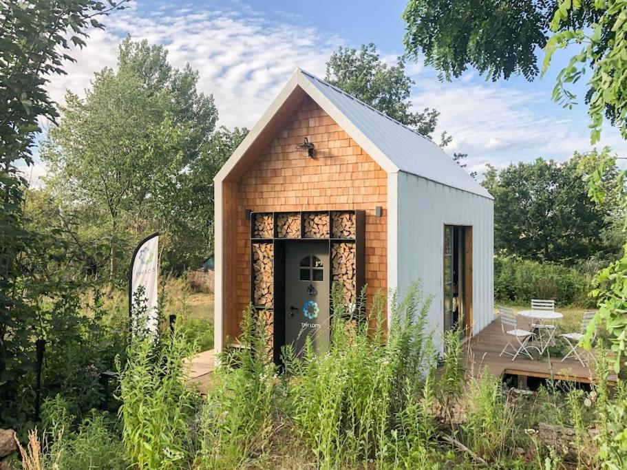 Tiny Haus Auf Idyllischem Grundstueck Im Rittergut Βίλα Klipphausen Εξωτερικό φωτογραφία