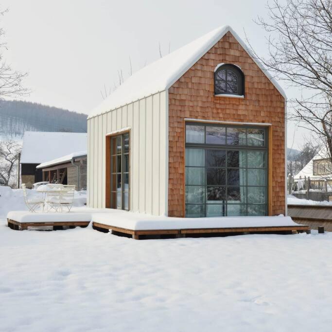 Tiny Haus Auf Idyllischem Grundstueck Im Rittergut Βίλα Klipphausen Εξωτερικό φωτογραφία